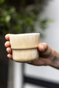 Koffiekopje Coral Clay - set van 2