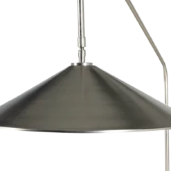 Korn vloerlamp metaal chroom