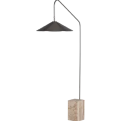 Korn vloerlamp metaal chroom