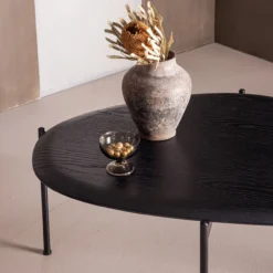 Kota salontafel 36x92x68 cm mdf/fineer zwart