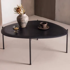 Kota salontafel 36x92x68 cm mdf/fineer zwart