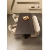 Kruisvorm poot metaal zwart