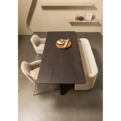 Kruisvorm poot metaal zwart