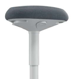 Kruk Actieve met gasveer 57-82 cm lichtgrijs
