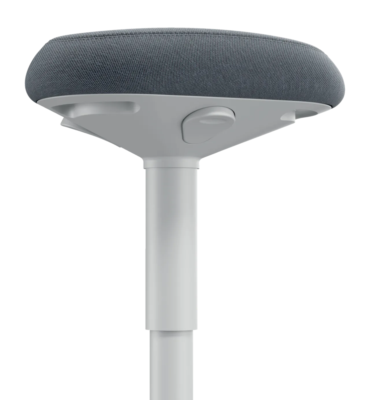Kruk Actieve met gasveer 57-82 cm lichtgrijs