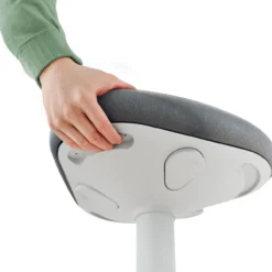 Kruk Actieve met gasveer 47-64 cm lichtgrijs