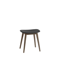 Kruk Fiber met donker eiken onderstel black
