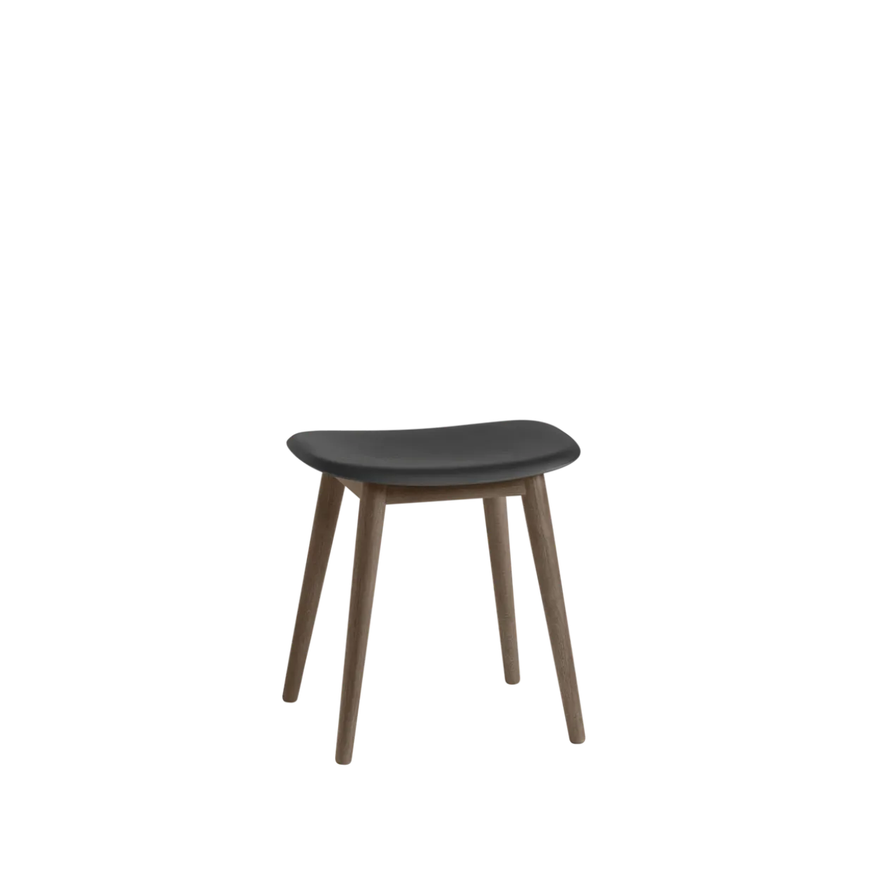 Kruk Fiber met donker eiken onderstel black