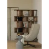 Kube draaifauteuil met hocker naturel