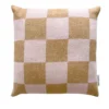 Kussenhoes Checkerboard terra roze