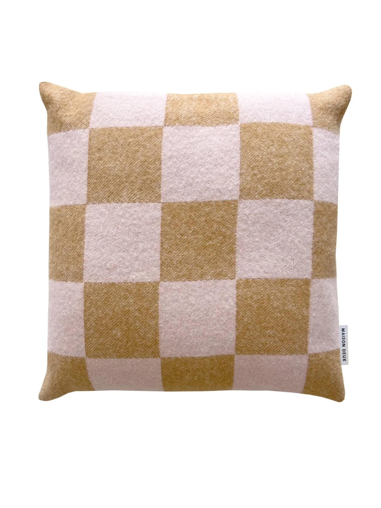 Kussenhoes Checkerboard terra roze