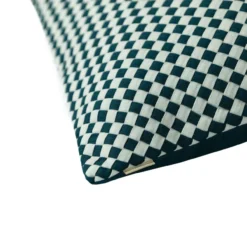 Kussen linnen Woven Blue/offwhite