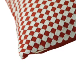 Kussen linnen Woven Terra/offwhite