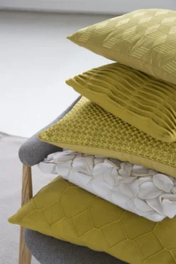 Kussen Richstitch linnen champagne