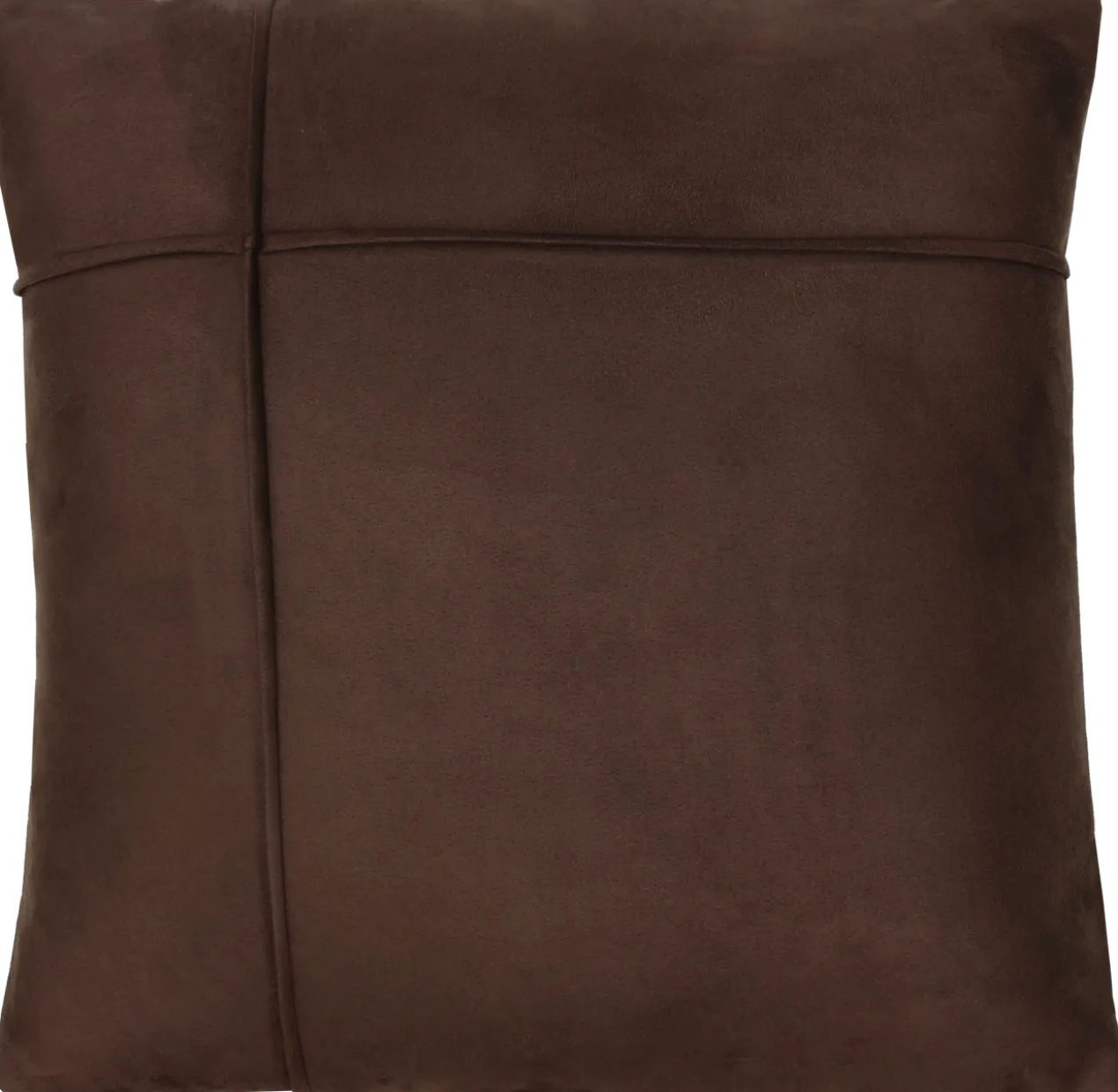 Kussen ruit suède d.choco 46x46cm
