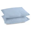 Kussensloop Satin 60x70 cm ice blue - set van 2