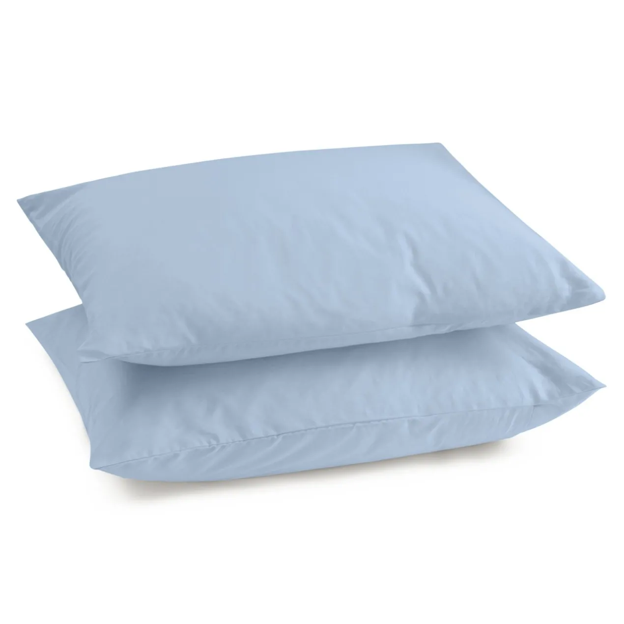 Kussensloop Satin 60x70 cm ice blue - set van 2