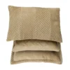 Kussen velours Grids Champagne