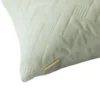 Kussen velours Grids offwhite