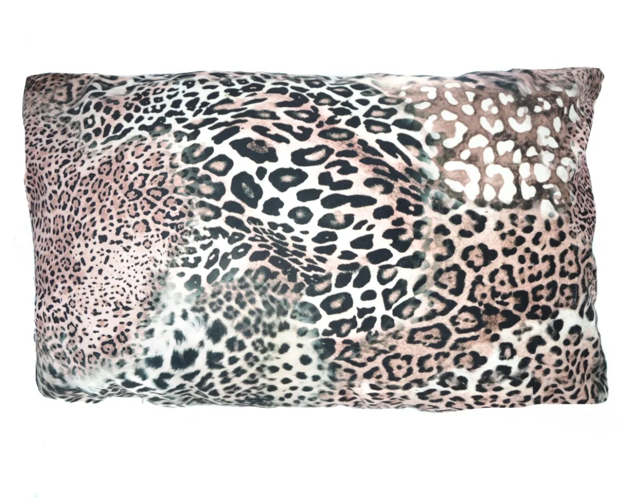 Kussen velvet panterprint 50 x 35 cm