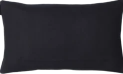 Kussen 4 vlak zwart 37x58cm