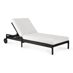 Kussen voor teak Jack adjustable lounger zwart - off white