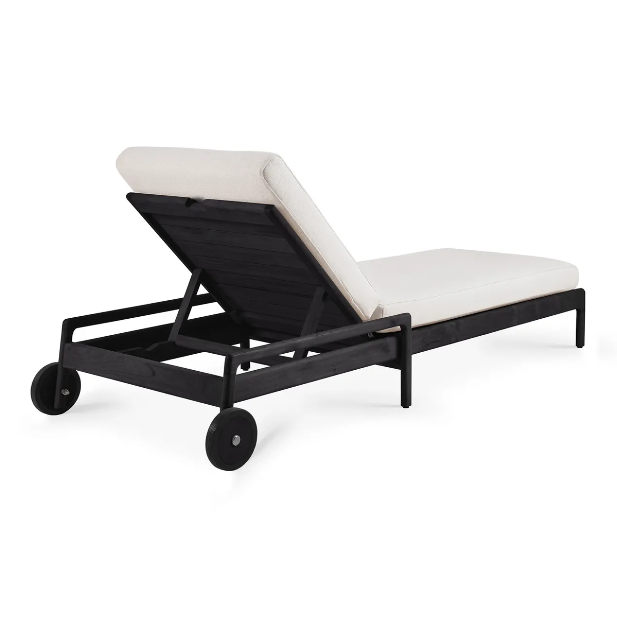 Kussen voor teak Jack adjustable lounger zwart - off white