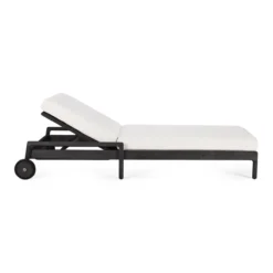 Kussen voor teak Jack adjustable lounger zwart - off white