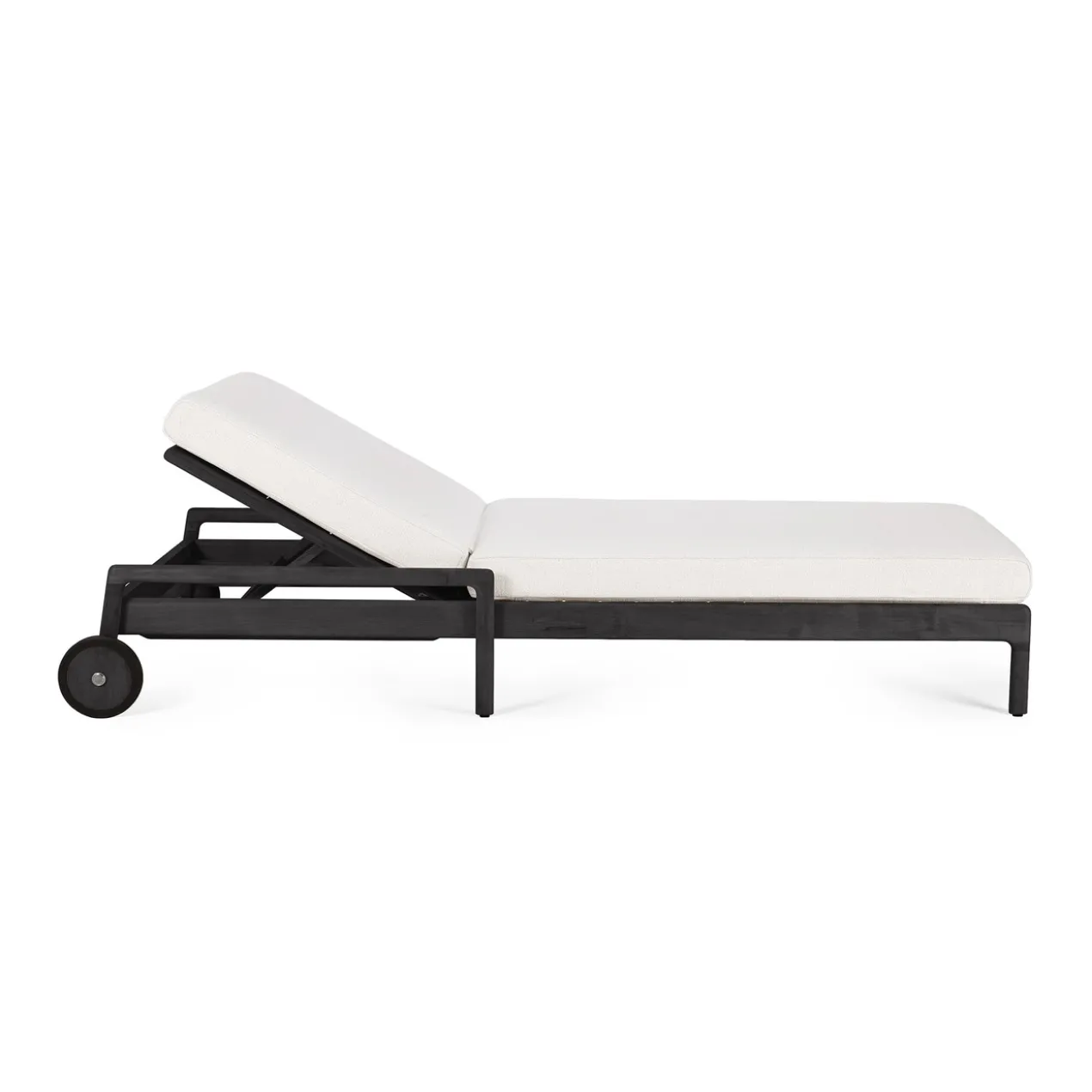Kussen voor teak Jack adjustable lounger zwart - off white