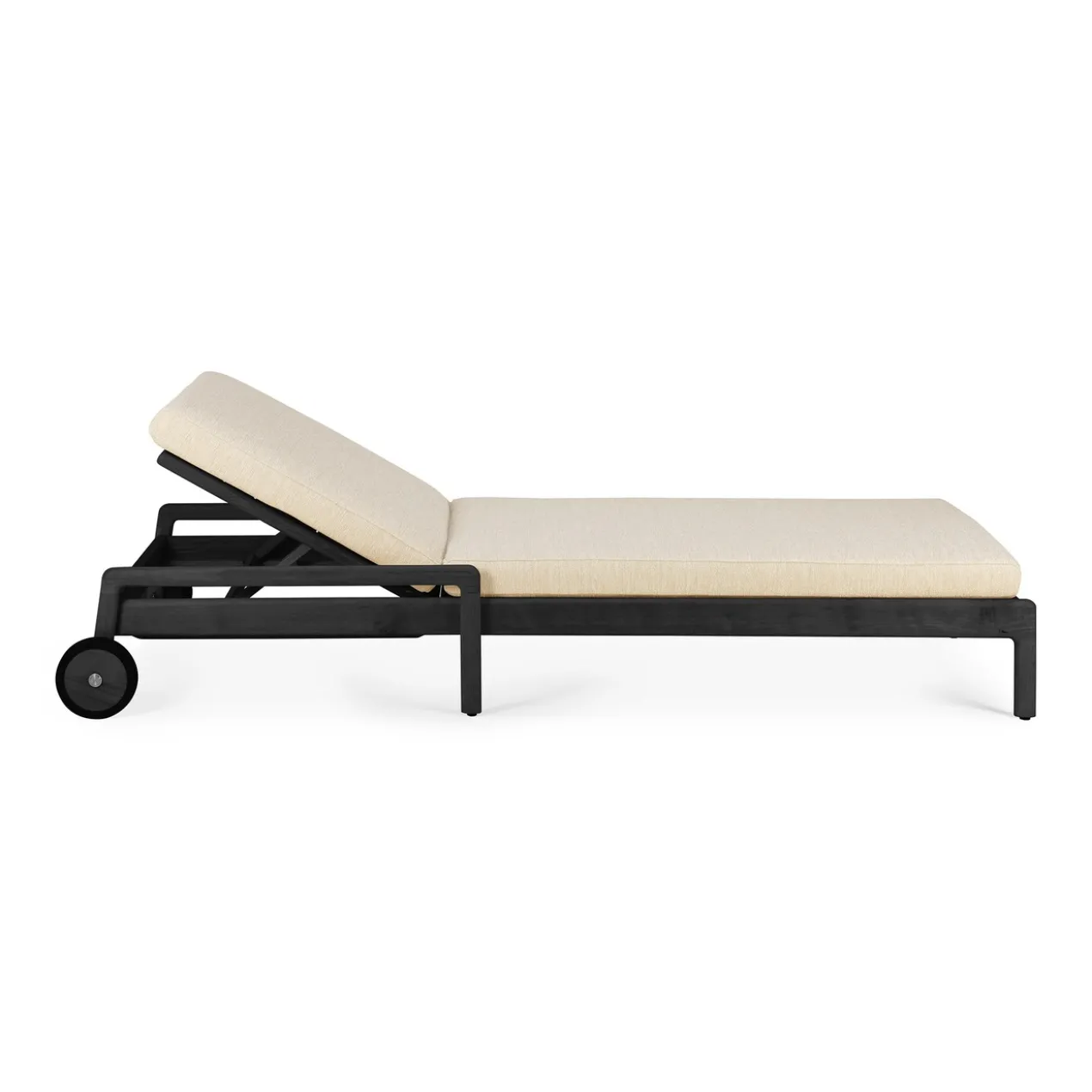 Kussen voor teak Jack adjustable lounger zwart - naturel