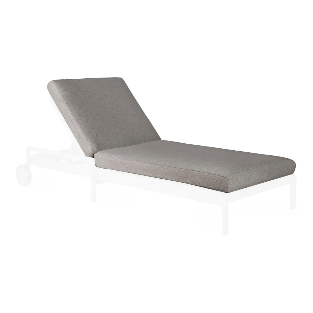 Kussen voor teak Jack adjustable lounger zwart - mocha
