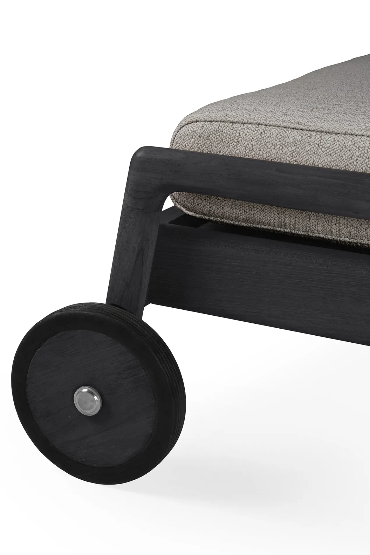 Kussen voor teak Jack adjustable lounger zwart - mocha