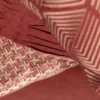 Kussen Woven linnen mineralred