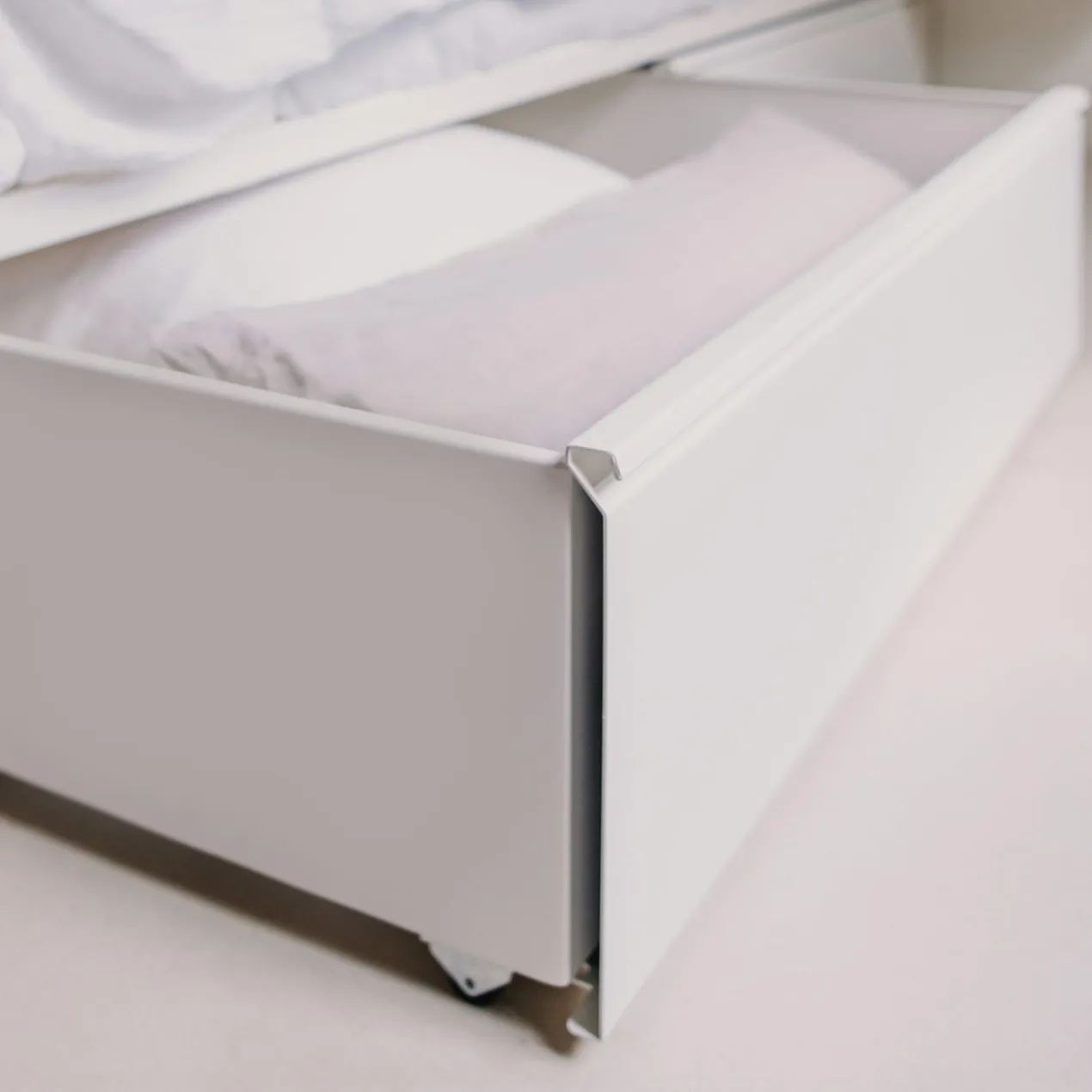 Lade voor bedframe °01 en °02 | Wit Voor 90 x 200 cm (per stuk)