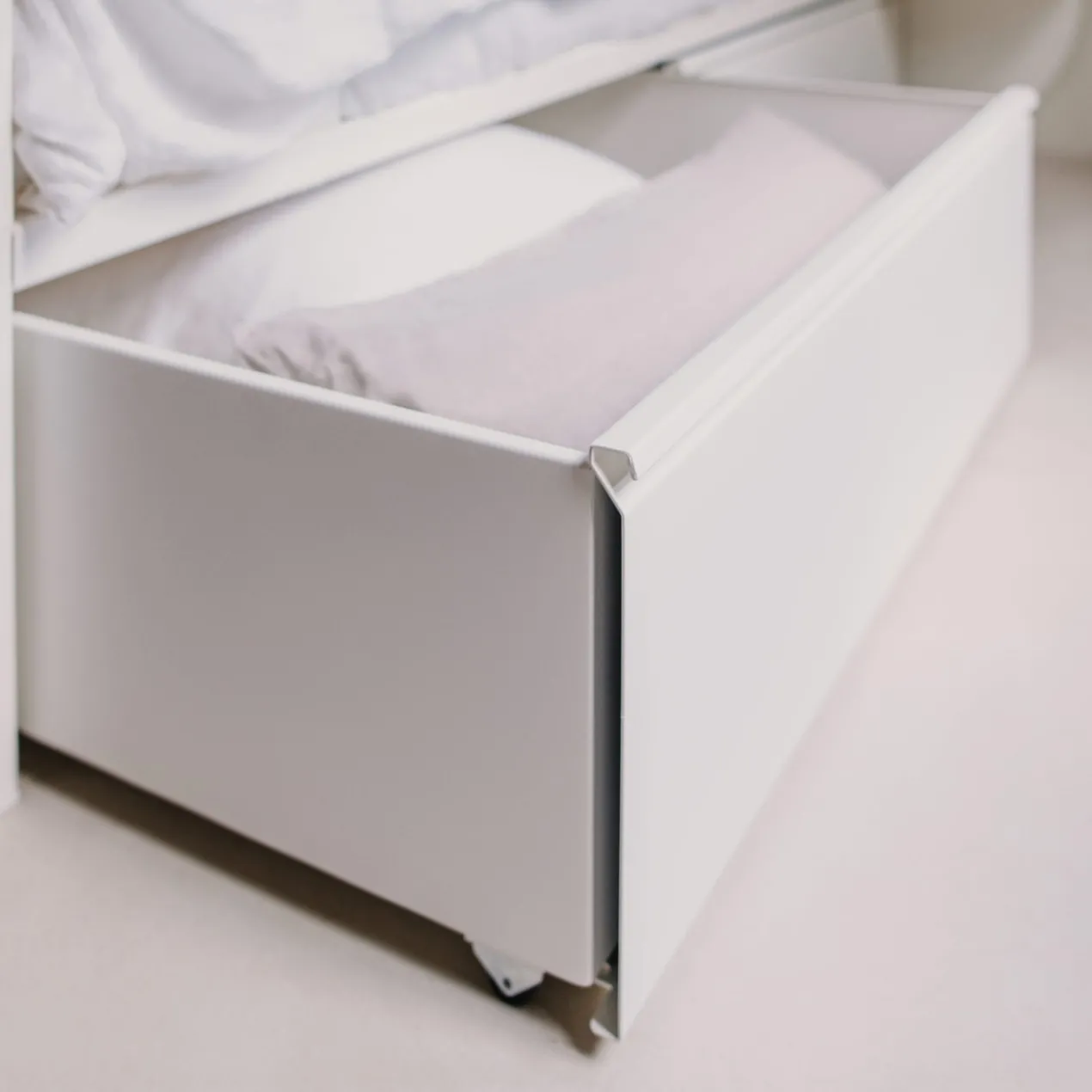 Lade voor bedframe °01 en °02 | Wit Voor 90 x 200 cm (per stuk)