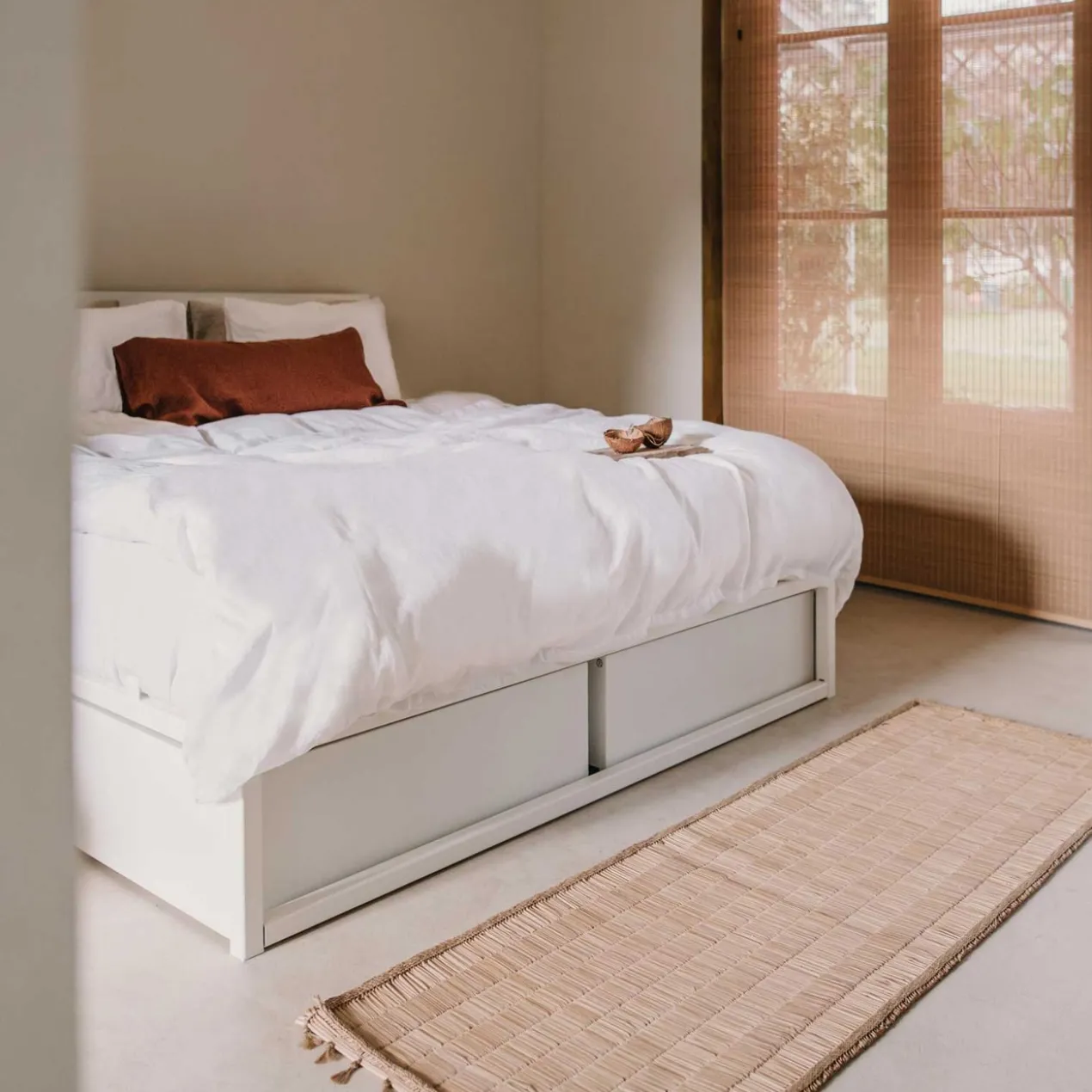Lade voor bedframe °01 en °02 | Wit Voor 90 x 210 cm (per stuk)