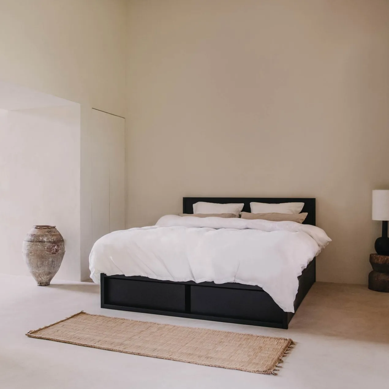 Lade voor bedframe °01 en °02 | Zwart Voor 140 x 210 cm (per stuk)
