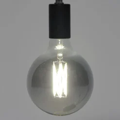 Lamp D - LED lichtbron filament Bol Ø12,5 Amber