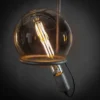 Lamp E - LED filament bol Ø20 Amber