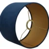 Lampenkap Alice blauw op goud 25x25x15cm