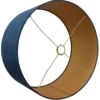 Lampenkap Alice blauw op goud 50x50x25cm