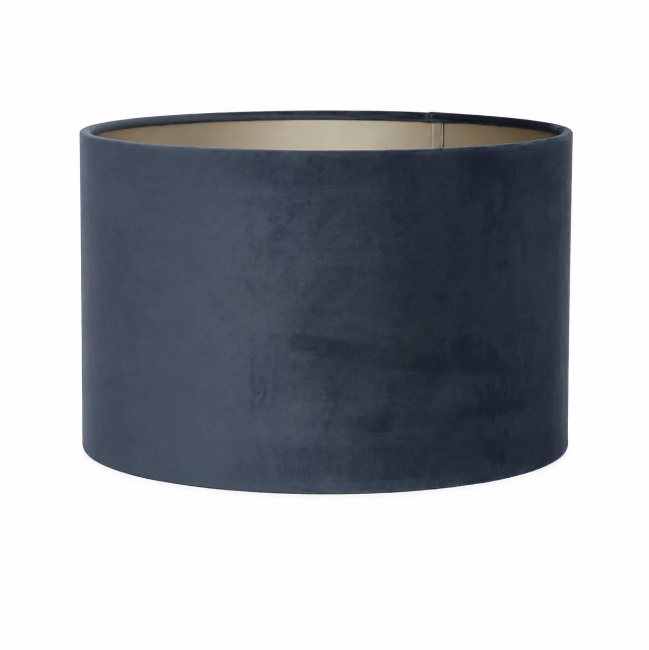 Lampenkap cillinder Velours dusty blue ø40 x30 cm