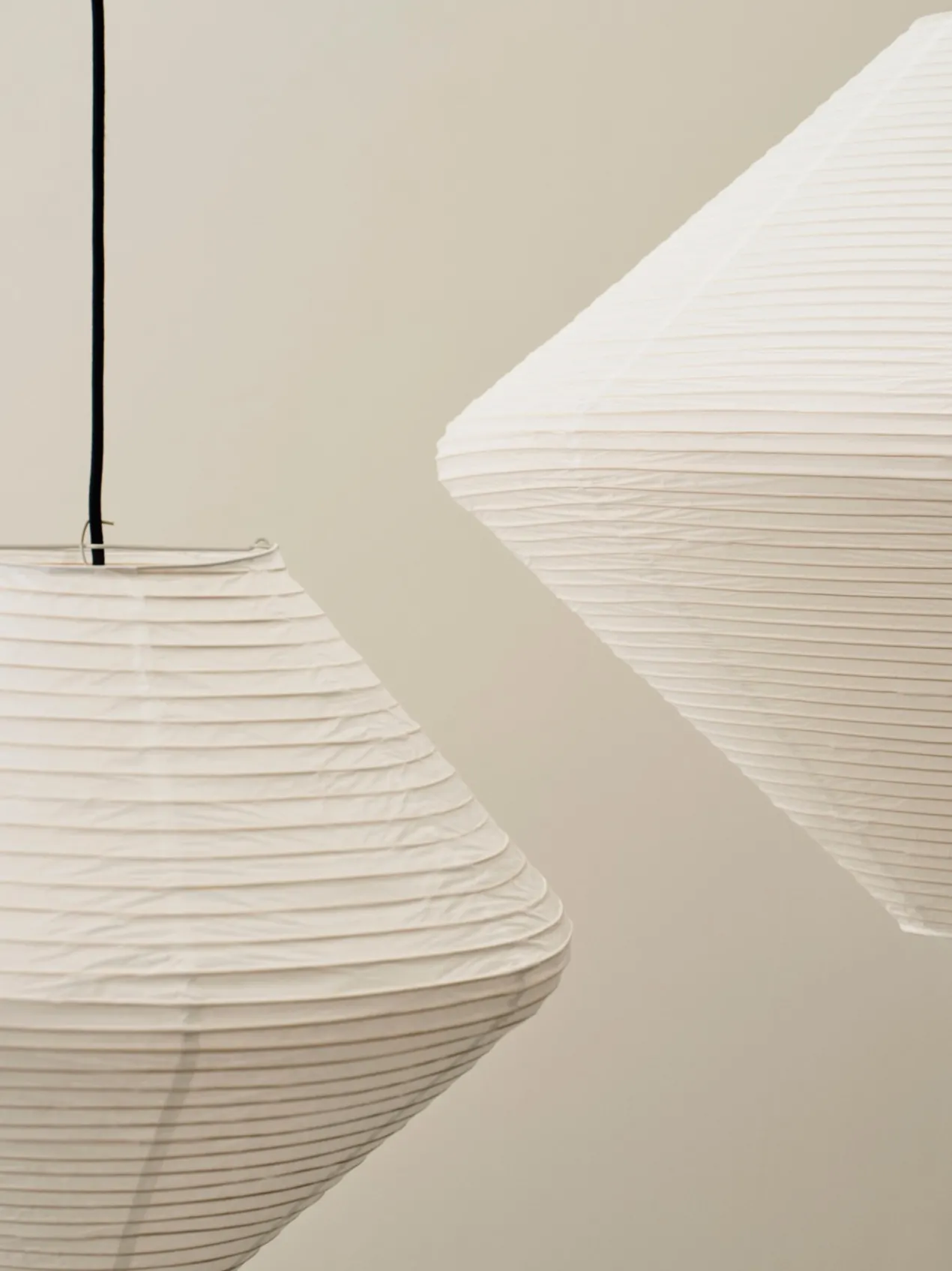 Lampenkap Paper Shade Diamond classic white Ø60 cm