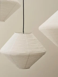 Lampenkap Paper Shade Diamond classic white Ø50 cm
