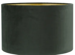 Lampenkap San Remo velours (Zwart) Lampenkap San Remo zwart velours 40x40x25cm