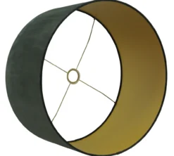 Lampenkap San Remo velours (Zwart) Lampenkap San Remo zwart velours 50x50x25cm