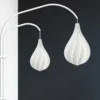 Lampenstandaard Willow Wall double - wandbevestiging Wit