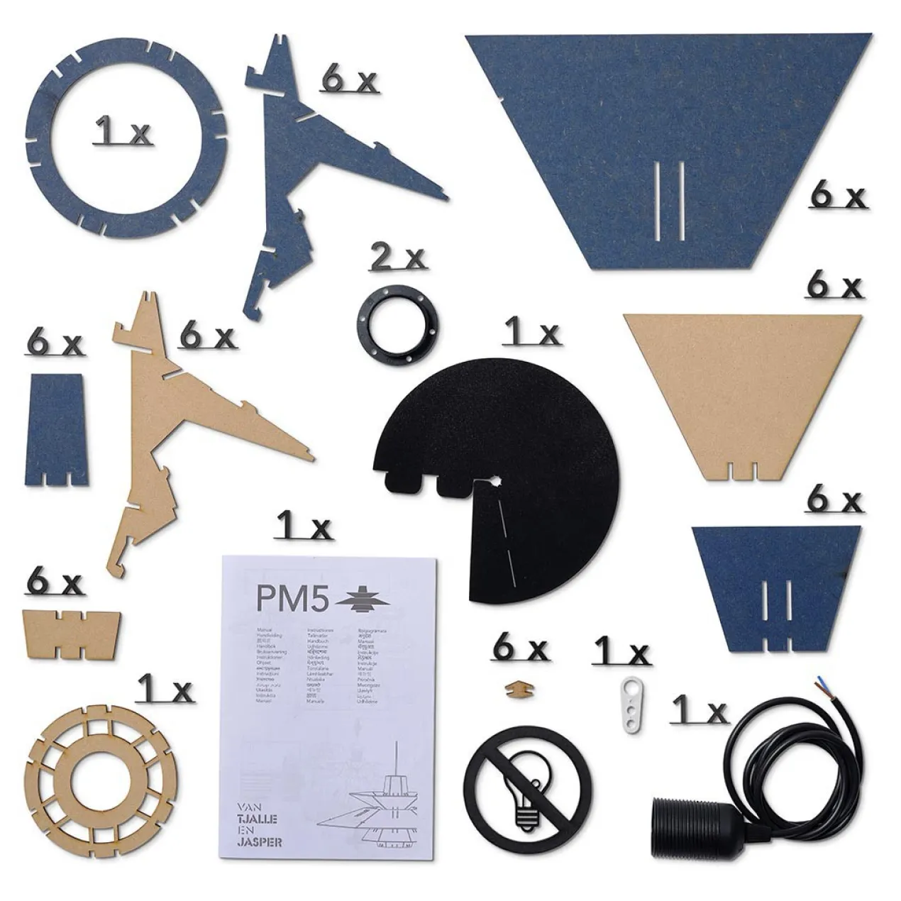 Lamp PM5 Pendant Naturel / Blue