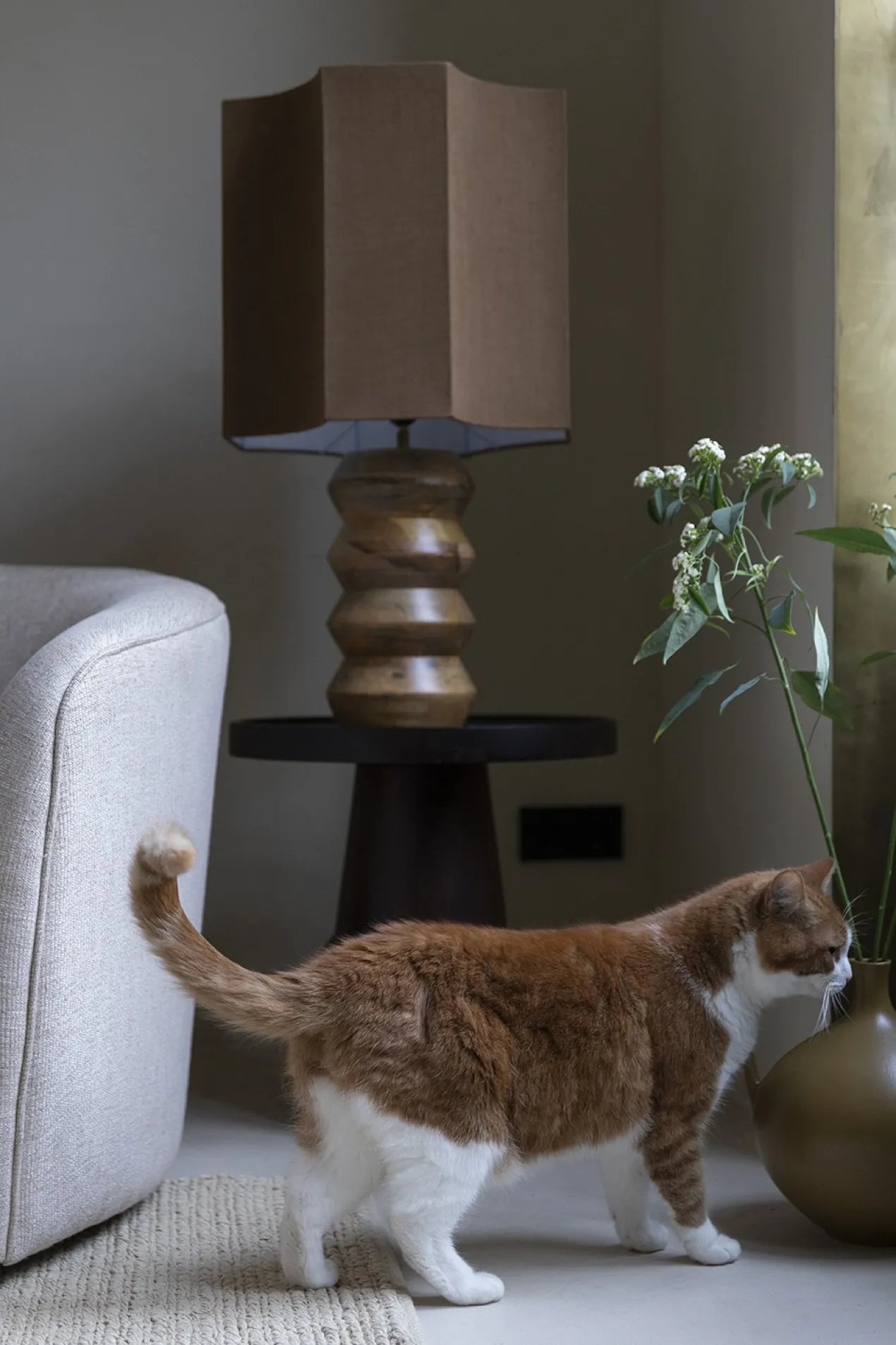 Lampvoet Diego hout