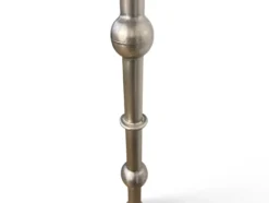Lampvoet nikkel knobbel